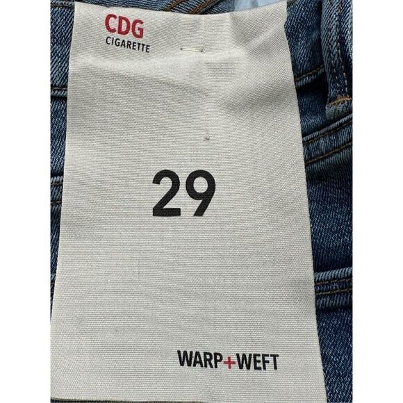 Warp+Weft Women’s CDG Paris Cigarette Sandrine Jeans Size 29 - Picture 12 of 12